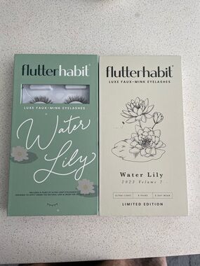 flutterhabit Water Lily Faux-Mink Eyelashes – Natural Black